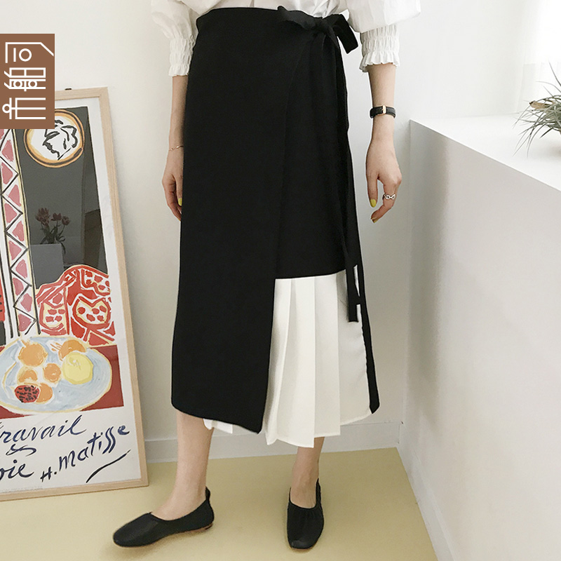 the republic of korea Maritime Affairs Women 2019 spring clothes new pattern temperament Bouffancy Mosaic Mid length version skirt SR15115in the Women's clothing/Boutique , Skirts category - from Buy2taobao.com to provide professional Taobao agent buy service