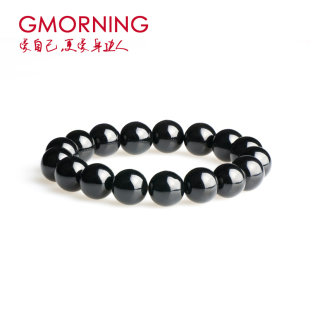  正品 天然黑玛瑙手链 男女款 佛珠手链 辟邪开运新年礼物男士饰品