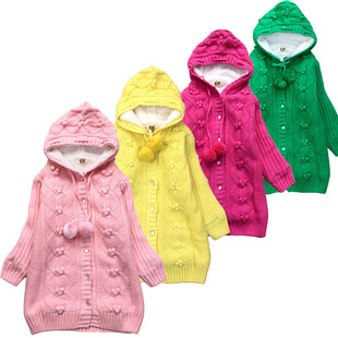 搬仓五折金冠童装<em>男童</em>女童 <em>长款毛线开衫</em>毛衣