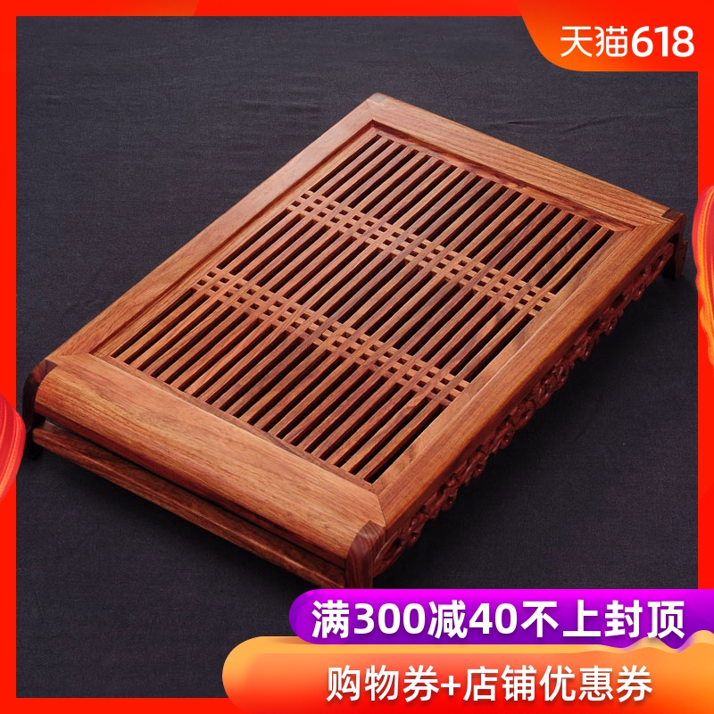 茶盘全实木抽屉式花梨木储水排水双用小号茶台功夫茶具大号茶托盘|msdalam kategori pinggan mangkuk, set teh, dulang teh - dari Buy2taobao.com untuk memberikan perkhidmatan ejen Taobao profesional membeli