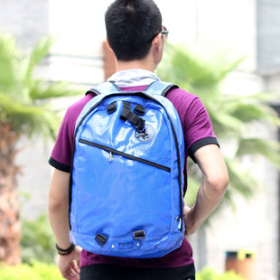  时尚休闲男士旅行包男包韩版潮包防水男式双肩包潮流学生包情侣
