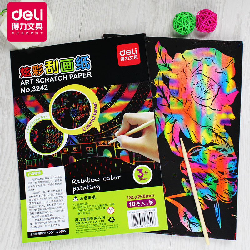 Effective 3242 Scratch drawing paper 16k Color scratch drawing paper Drawing paper Painting Paper 10 Bamboo Penin the Hardware/Tool , Hand Tools , Brushing tools , Brush Pen category - from Buy2taobao.com to provide professional Taobao agent buy service