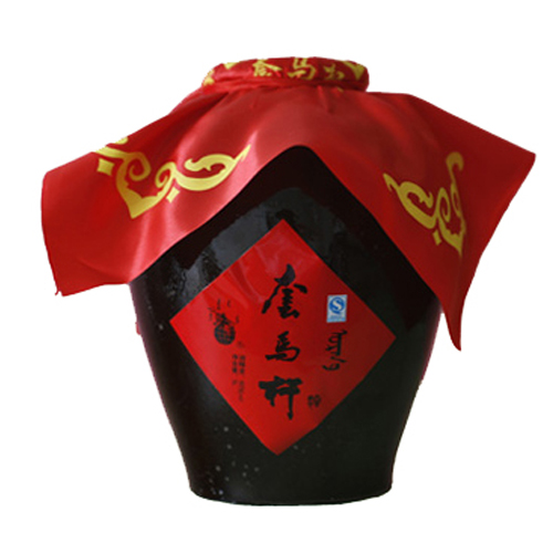 内蒙古特产蒙古烈酒套马杆酒纯粮60度原浆酒闷倒驴 坛装10斤装