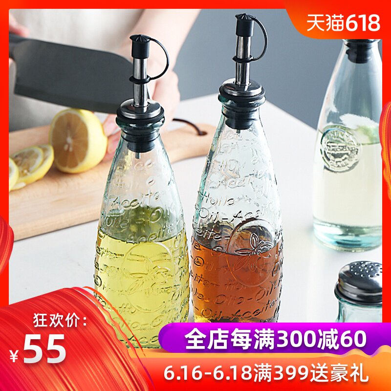 西班牙进口玻璃调料瓶油醋瓶酱油瓶醋壶北欧风透明香油瓶罐料酒瓶在类目 厨房/烹饪用具, 厨用小工具/厨房储物, 储物瓶罐/厨房储物器皿, 调味瓶罐中 - 来自Buy2taobao.com提供专业的淘宝代购服务