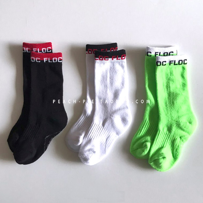 goods in stock Peach-pie Korean children 2019 spring Sporty Word Fluorescent color children Socks C13in the Children/Baby/Family fitted , Children's socks( 0-16 Years) category - from Buy2taobao.com to provide professional Taobao agent buy service