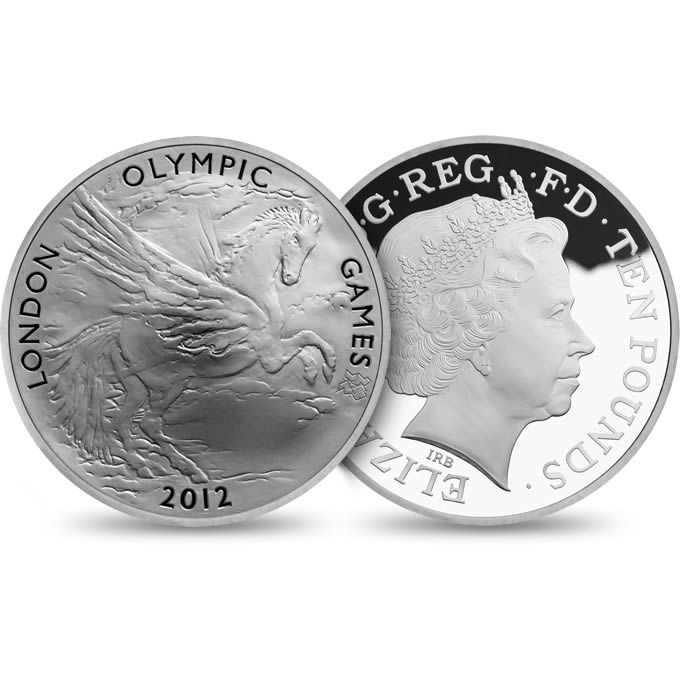国2012年奥运古希腊神话双翼飞马珀伽索斯5盎
