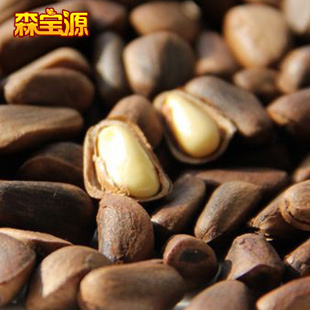  【特价包邮】森宝源东北野生开口松子 有机原味松子500g 干果松子