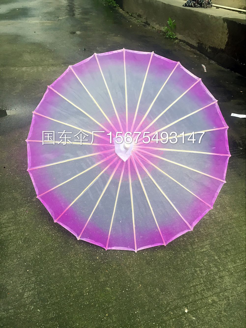 Transparent umbrella Silk Solid dance technology Dance Umbrella Props umbrella Classic umbrella Dance Umbrella Decorative umbrella Craft umbrellain the Home accessories , Craft umbrella category - from Buy2taobao.com to provide professional Taobao agent buy service