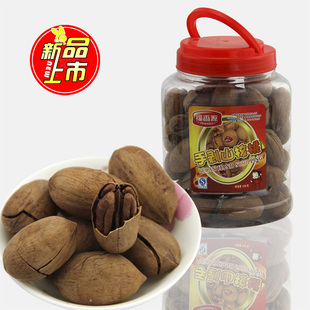  福香源 罐装薄壳山核桃 碧根果 长寿果 新货 特价 436g 坚果炒货