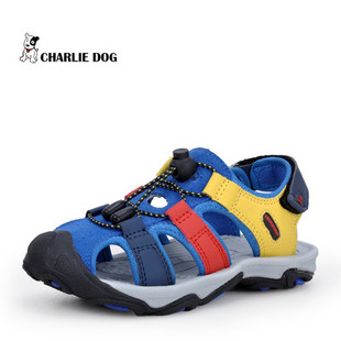  新款 霹雳狗童鞋 夏季儿童凉鞋 男童凉鞋 镂空鞋 包头沙滩鞋