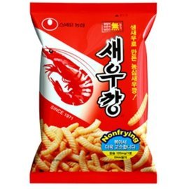  韩国零食 膨化食品 农心虾条 原味虾条 特好吃 90克 110