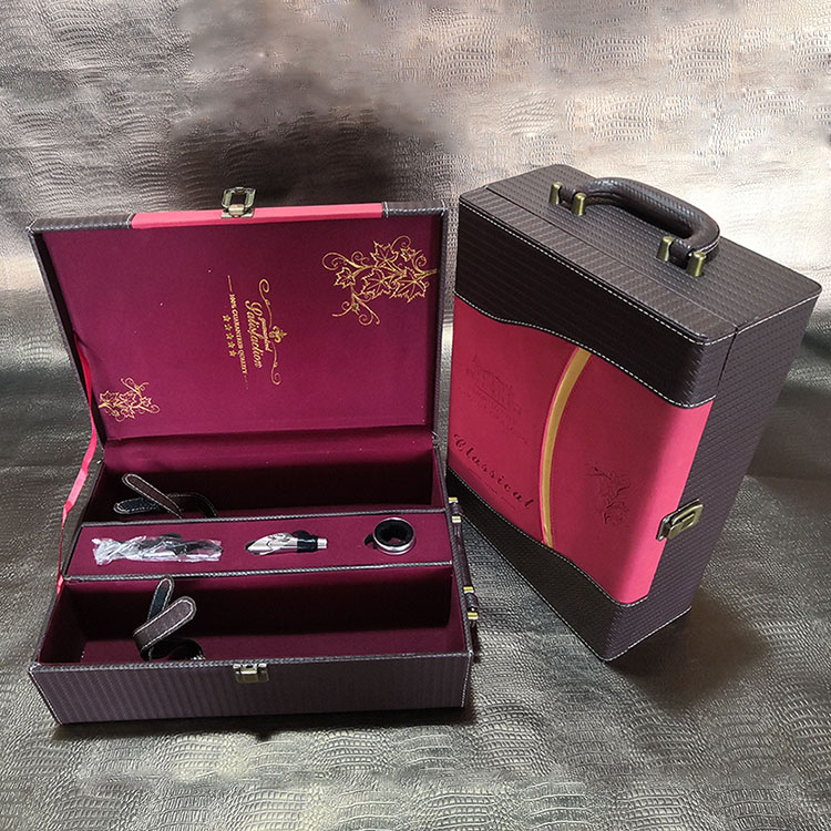 new pattern Wine Box gift packing Wine 2 red wine Suitcase child Winein the Tableware , Flagon/Wineglass/Wine , Wine category - from Buy2taobao.com to provide professional Taobao agent buy service