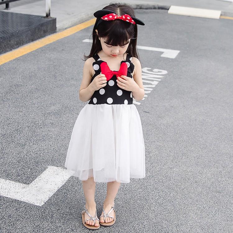 summer Dress A word skirt Dot braces skirt Vest skirt Korean version 8in the Children/Baby/Family fitted , Skirt(New) , Dress category - from Buy2taobao.com to provide professional Taobao agent buy service