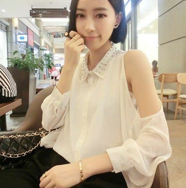 <em>漏肩</em>长袖衬衫包邮|<em>漏肩</em>长袖衬衫热销榜|夏天<em>穿</em>