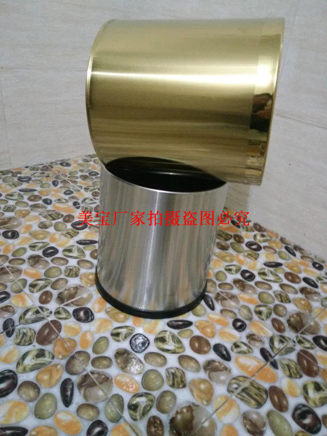 欧式家用小号垃圾桶创意客厅卧室卫生间厕所厨房垃圾桶金色垃圾桶|msdalam kategori keluarga/Alat Pembersihan peribadi, kerja-kerja rumah/Floor peralatan pembersihan, sampah/rak sampah, sampah - dari Buy2taobao.com untuk memberikan perkhidmatan ejen Taobao profesional membeli