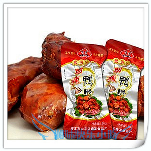  特价促销美味零食啃发酱鸭脖 武汉一绝 真空包装 劲辣鸭脖子20g