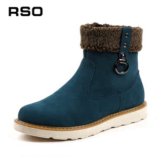  RSO冬季男鞋雪地靴男低筒 时尚潮流男士棉鞋保暖短靴韩版男棉靴子