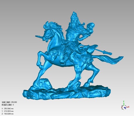圆雕图 四轴雕刻机图 stl 三维立体图 3D模型 马