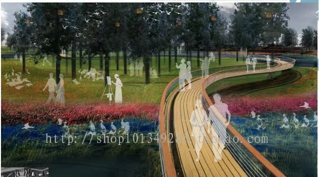 山西晋中潇河湿地公园景观设计方案案例文本&mdash