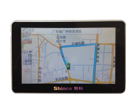 新科GPS便携式导航仪OP1500正版高德地图高