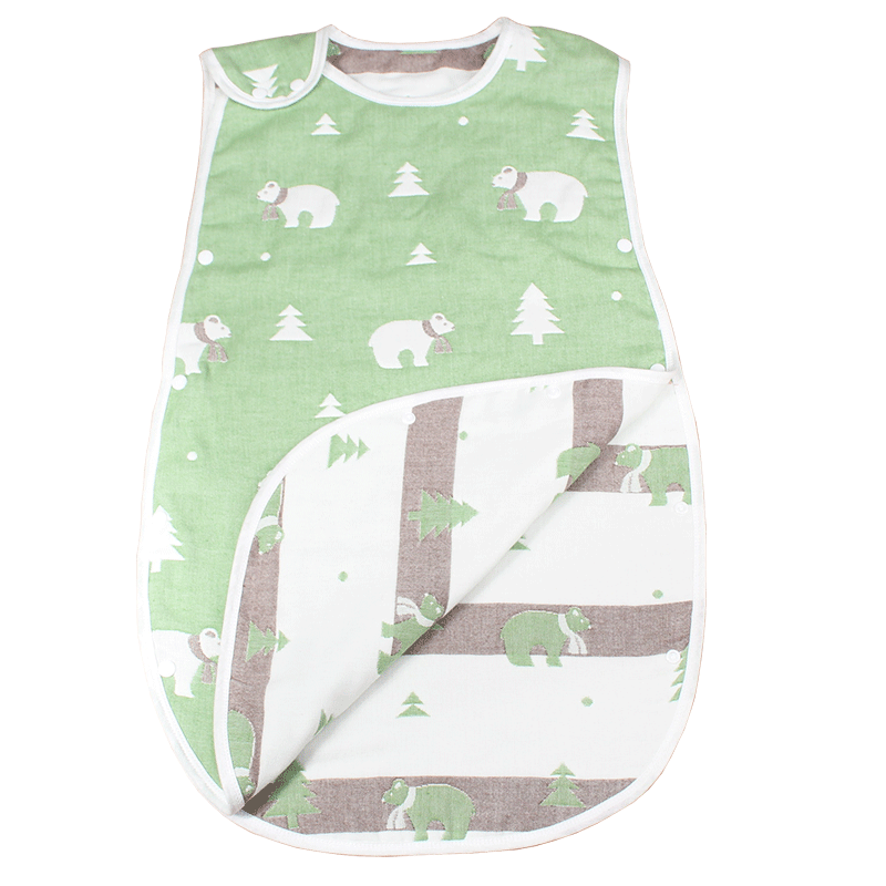 Lan width Cotton 6 Gauze children Sleeping bag Anti Tipi Sleeveless Snaps Sleeping bag Infants air conditioner Sleeping bagin the Bedclothes , Sleeping bag category - from Buy2taobao.com to provide professional Taobao agent buy service
