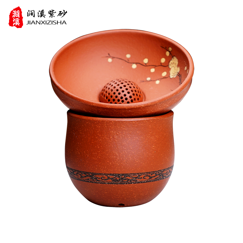 涧溪宜兴原矿紫砂茶道配件二件套球孔紫砂壶茶漏过滤茶器茶具配件|ruв категории посуда, чайный сервиз, Садо/ноль - от Buy2taobao.com для оказания профессиональной услуги покупки агента Taobao