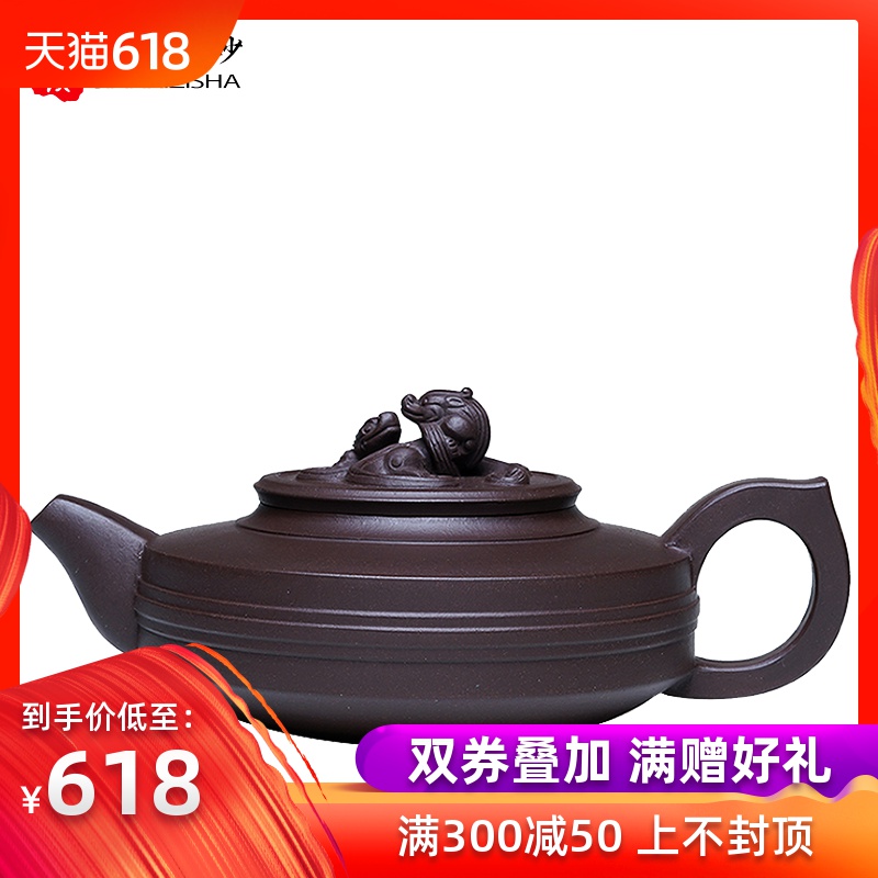 涧溪宜兴紫砂茶壶名家汤俊原矿老紫泥楚汉风云精品茶具可养纯手工|ruв категории посуда, чайный сервиз, чайник - от Buy2taobao.com для оказания профессиональной услуги покупки агента Taobao