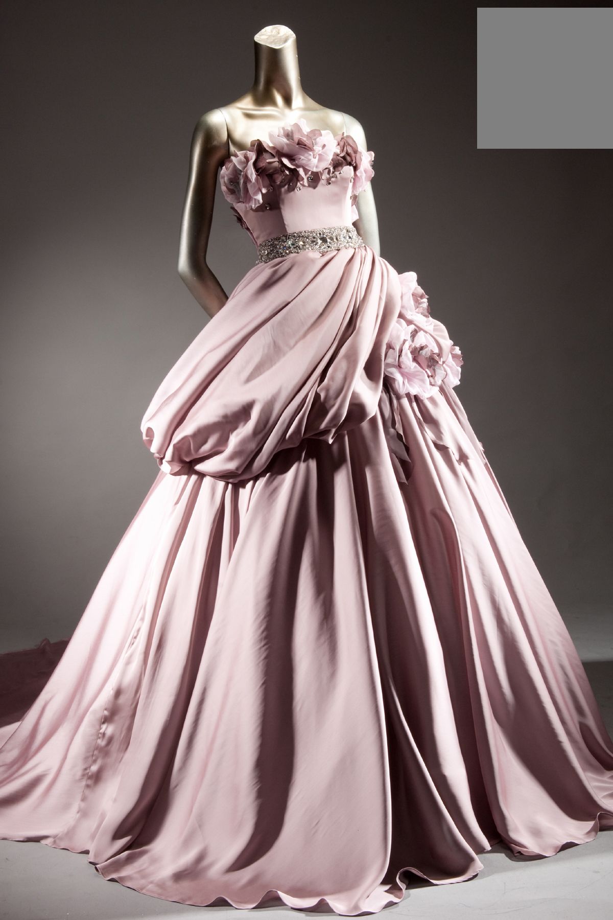 【图】高贵台湾晚礼服豆沙红气质蓬裙