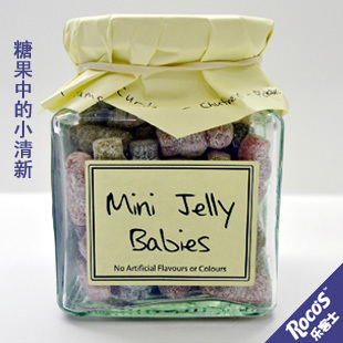  英国进口 莱斯特迷你小顽童糖果 玻璃瓶装 超不二家棒棒糖190g
