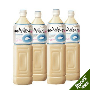  【乐客士】韩国进口饮料美容保健 熊津玄米汁1.5L大瓶装晨之米露