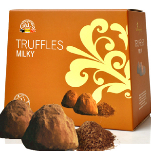  【包邮】新品比利时进口德菲丝松露巧克力浓郁奶香200g