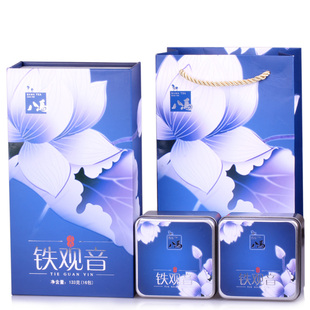  母亲节新茶铁观音 清香铁观音 八马花语茗韵礼盒 安溪乌龙茶133g