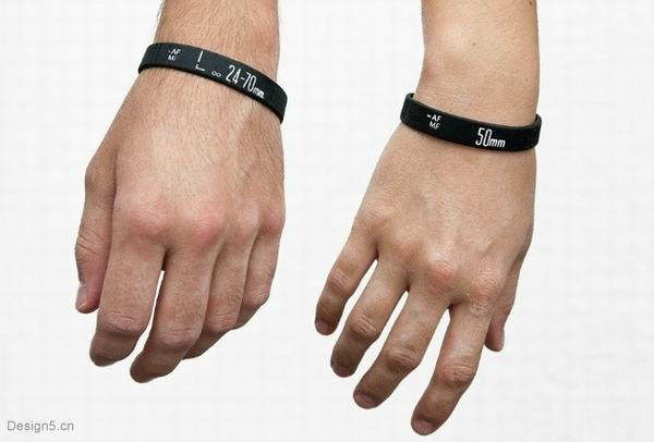厂家直销 佳能镜头腕带 Lens Bracelets 镜头手环 硅胶手环