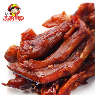 【良品铺子】香辣鸭爪 土鸭爪鸭脚 湖北特产 真空独立小包装 称重