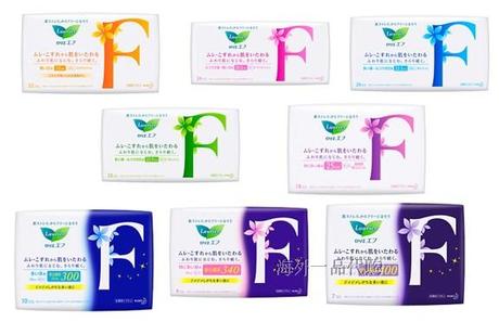 日本直邮 花王卫生巾乐而雅F系列 各种规格选