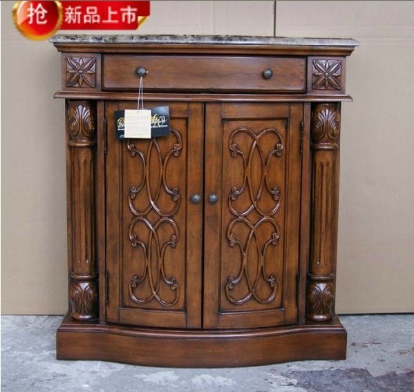 European and American style furniture Marble Sideboard woodiness kitchen Dishes Storage Cupboard Wine cabinet Meal preparation tablein the Residential furniture , Cabinet , Sideboard category - from Buy2taobao.com to provide professional Taobao agent buy service