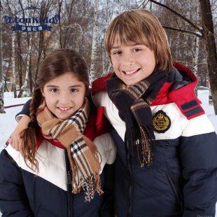  【伊顿纪德】秋冬款儿童羽绒服加厚女童羽绒服短款正品12V906