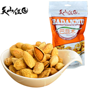  天山佳园 新疆NP纸皮巴旦木 薄壳大杏仁特产坚果零食 218克