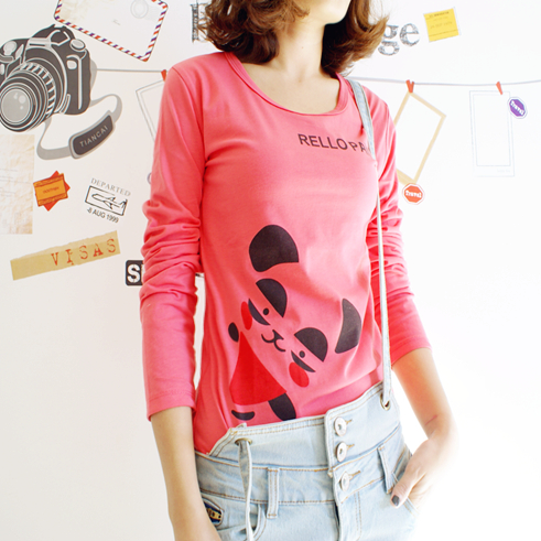 韩版女装女士长袖...