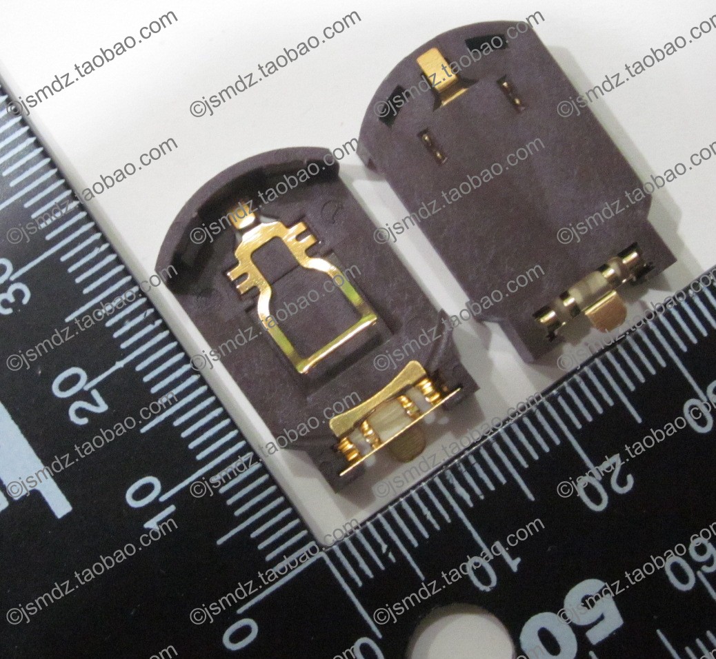 CR2032 CR2025 BS-8 Patch Button Battery Holder Gold-plated brown environmental protection High temperature resistance 280 degreein the 3C Digital Accessories, Electronic components market , Electronic component , Other components category - from Buy2taobao.com to provide professional Taobao agent buy service