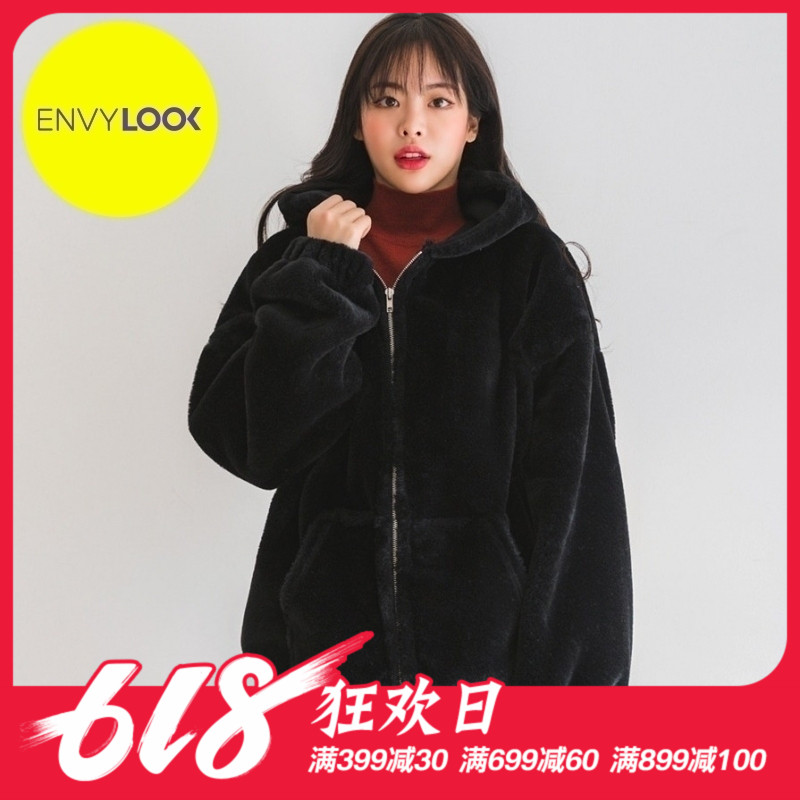 韩国22xx正品2018冬季新款ENVYLOOK摇粒绒内衬绒感连帽拉链外套|msdalam kategori Butik wanita / wanita, jaket pendek - dari Buy2taobao.com untuk memberikan perkhidmatan ejen Taobao profesional membeli