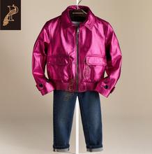 Burberry Burberry new children's clothing / leather metallic leather girls 4-14 years old 38682031
