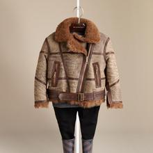 Hong Kong Shopping Burberry Burberry daughter new winter clothing / warm leather jacket 38224411