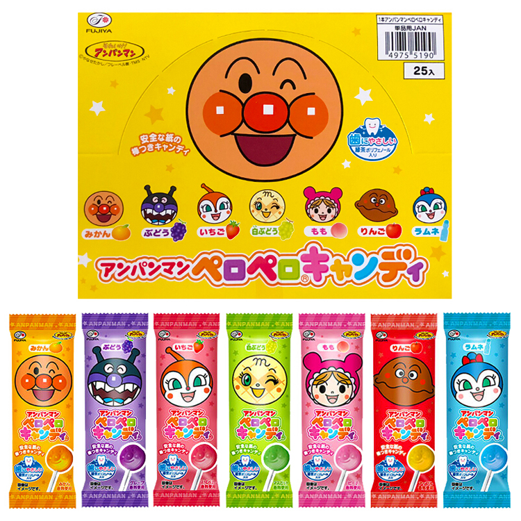 日本进口儿童零食品FUJIYA不二家面包超人造型护齿水果味棒棒糖|ruв категории закуски/орехи/специальность, конфеты/желе/пудинг, конфеты - от Buy2taobao.com для оказания профессиональной услуги покупки агента Taobao