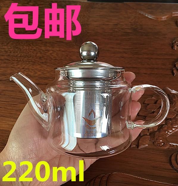 High temperature resistance Glass tea Flowers Teapot capacity Pu 'er Tea black tea Stainless steel strip filter Kungfu Online Teapot glassin the Tableware , Tea set , Teapot category - from Buy2taobao.com to provide professional Taobao agent buy service