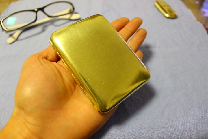 Pure copper cigarette box brass Cigarette case Tobacco box Tobacco manual polishing 16 Sticks high-grade thickening business cardin the ZIPPO/Swiss Army Knife/Glasses , Smoking , Cigarette case category - from Buy2taobao.com to provide professional Taobao agent buy service