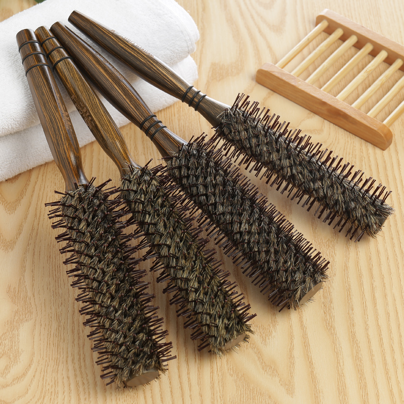 发廊专业猪鬃毛梳子卷发梳子内扣圆滚梳受热造型卷梳美发梳理发店|ruв категории семья/личные чистящие средства, потребительских уборка посуды, гребень/портативный зеркало, гребень/макияж гребень/массаж гребень - от Buy2taobao.com для оказания профессиональной услуги покупки агента Taobao