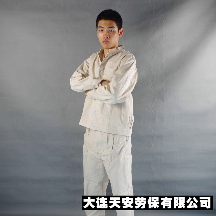 Welding overalls canvas white Welding services suit Male canvas clothes Labor insurance Welder Marsin the Men's clothing, Set , Tooling uniform category - from Buy2taobao.com to provide professional Taobao agent buy service