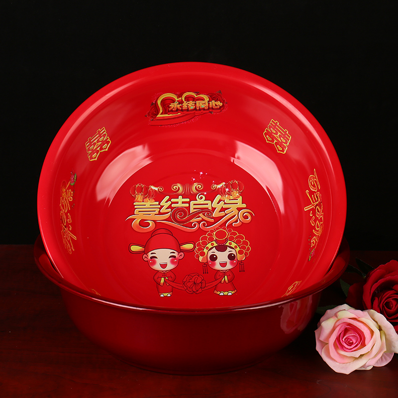 結婚慶用品 不鏽鋼喜盆紅盆金色喜慶金盆婚慶洗臉盆陪嫁用品批發在類目 節慶用品/禮品, 其它節慶用品中 - 來自Buy2taobao.com提供專業的淘寶代購服務