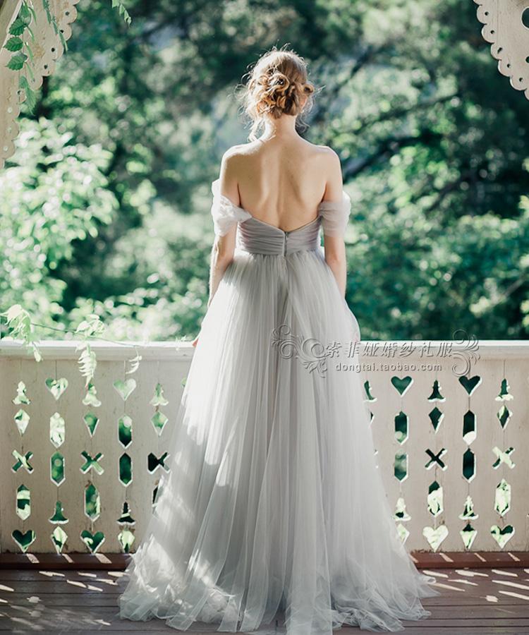 High-end custom 2016 Aesthetic Wedding dress bride full dress Blue Ashin the Women's clothing/Boutique , Wedding/Cheongsam/Formal dress , Formal dress/Evening category - from Buy2taobao.com to provide professional Taobao agent buy service